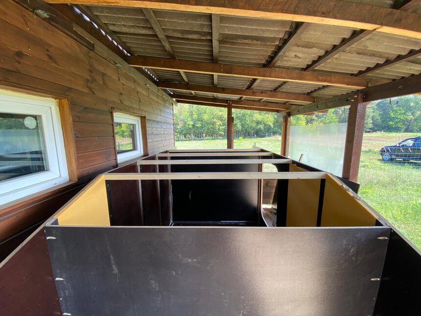 Erősített tetőszerkezet